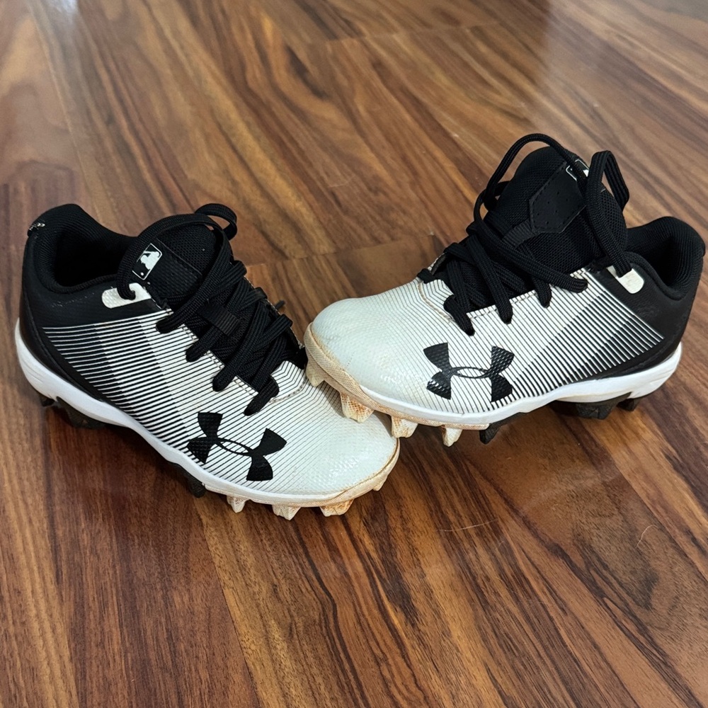 Under Armour Kids' Black and White Sneakers
